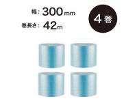 川上産業 エコハーモニー H37クリア 輪切スリット 300mm×42m巻 4巻入/包